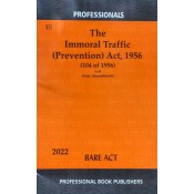 Professional's Immoral Traffic (Prevention) Act, 1956 Bare Act [Crpc - Edn. 2022]